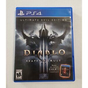 Diablo III Reaper Of Souls PS4 Playstation 4 Ultimate Evil Edition No‎ Manual